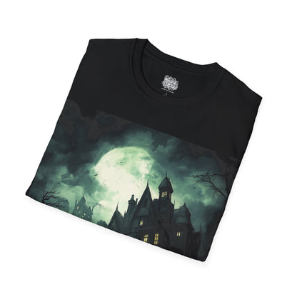 Horror Castle Graphic Halloween T-Shirt