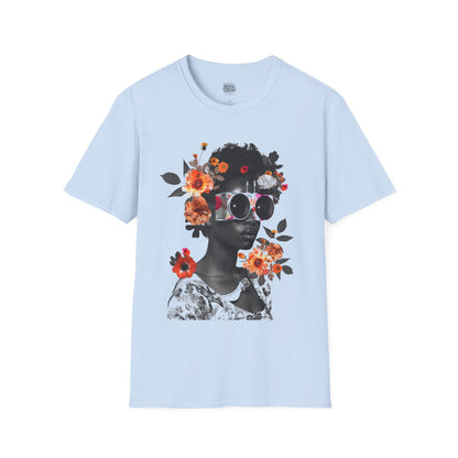 Collage Pop Art Flower Power T-Shirt