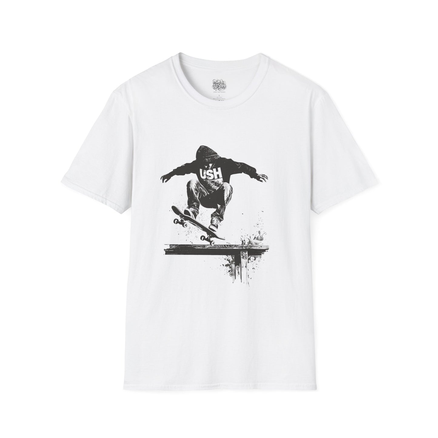 Street Sport Skater Bench Jump T-Shirt