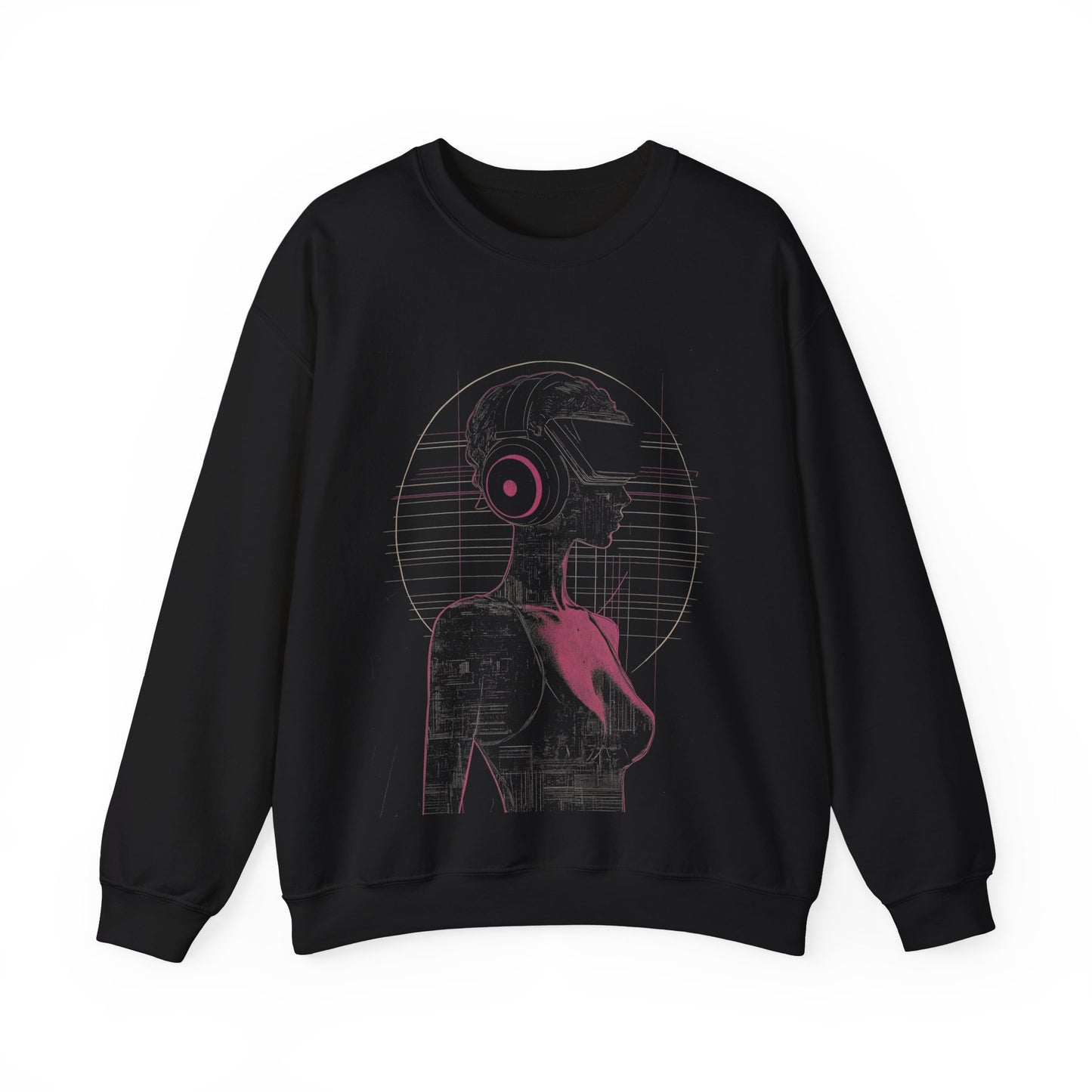 Cyber Girl Graphic Sweatshirt