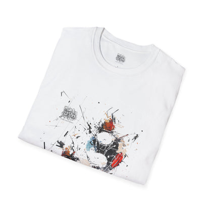 African Percussion Abstract Graphic T-Shirt