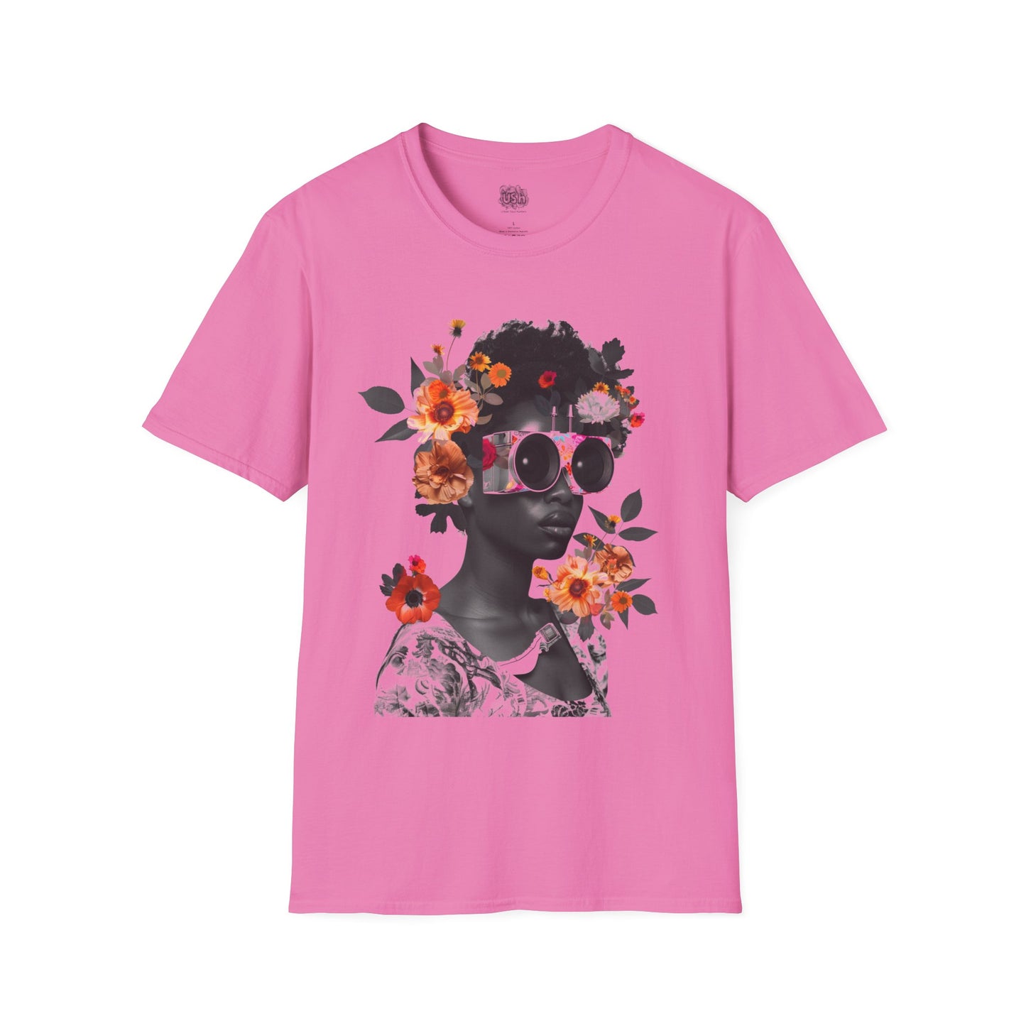 Collage Pop Art Flower Power T-Shirt