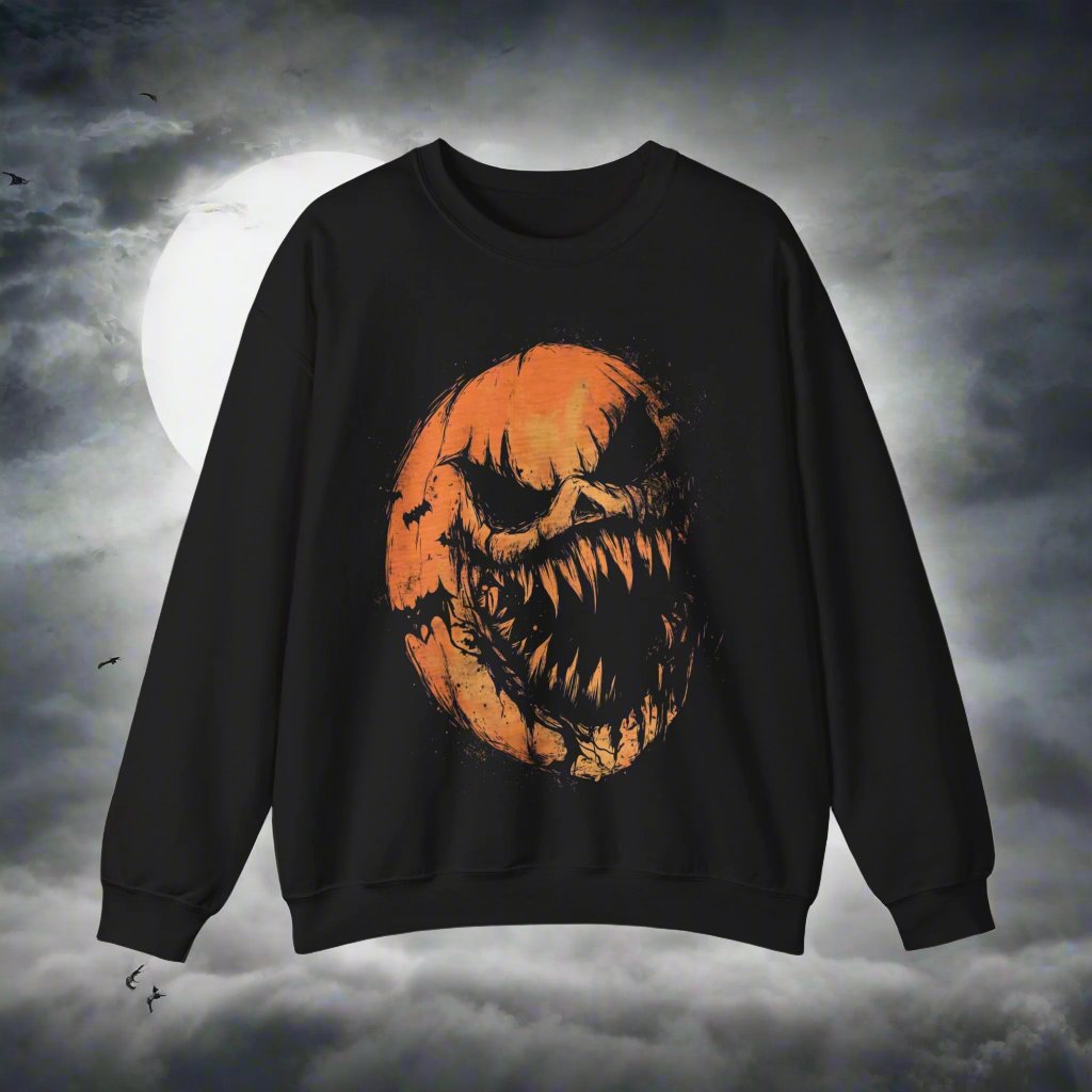 Evil PumpK Halloween Graphic Sweatshirt