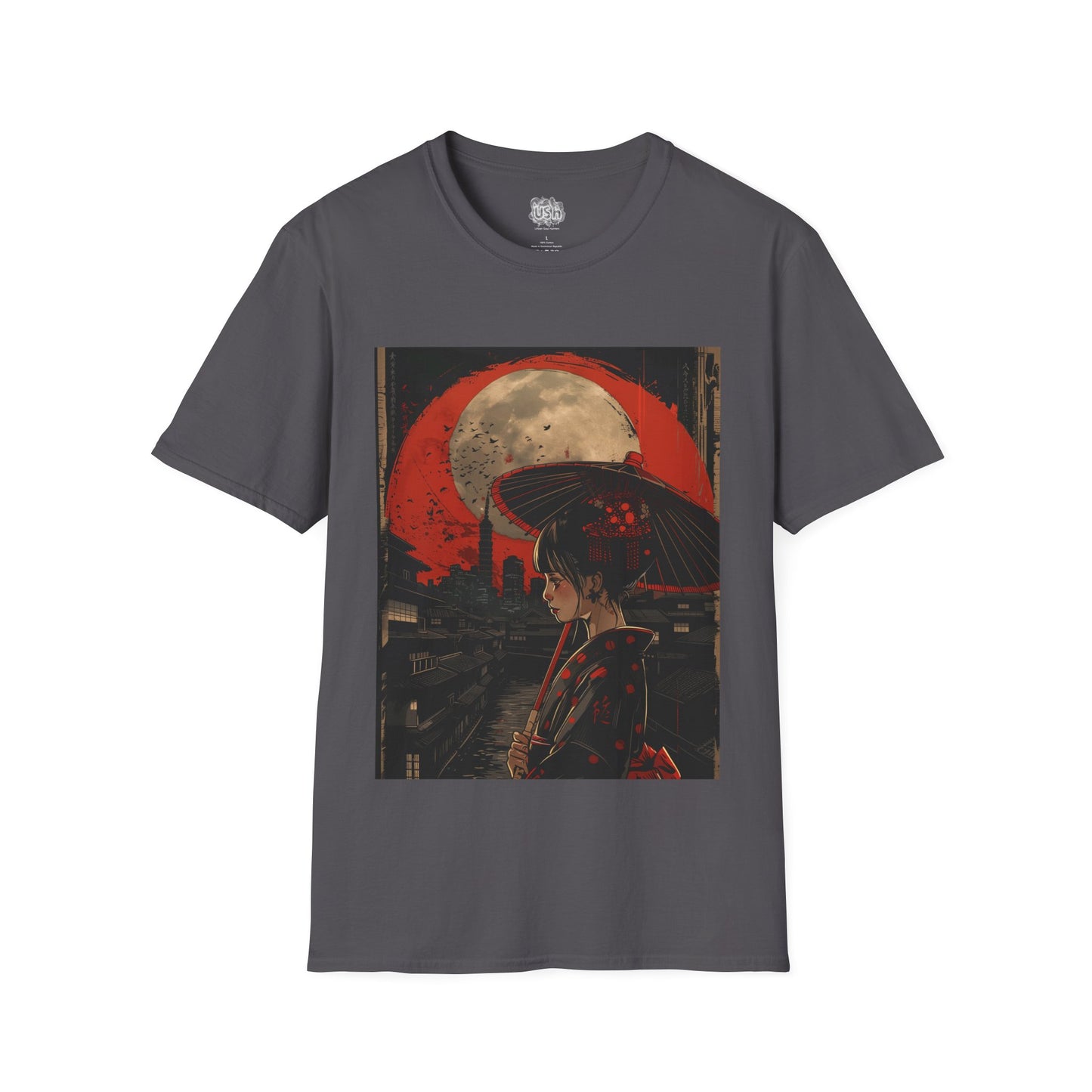 Japanese Art Moon Geisha T-Shirt