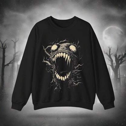 Scary Monster Halloween Graphic Sweatshirt