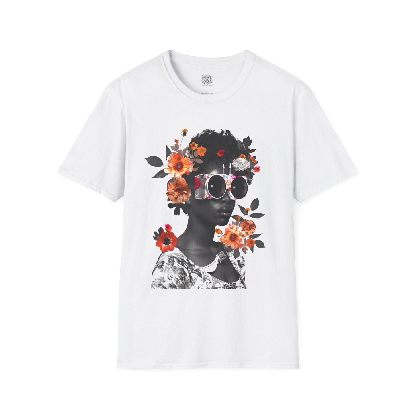 Collage Pop Art Flower Power T-Shirt