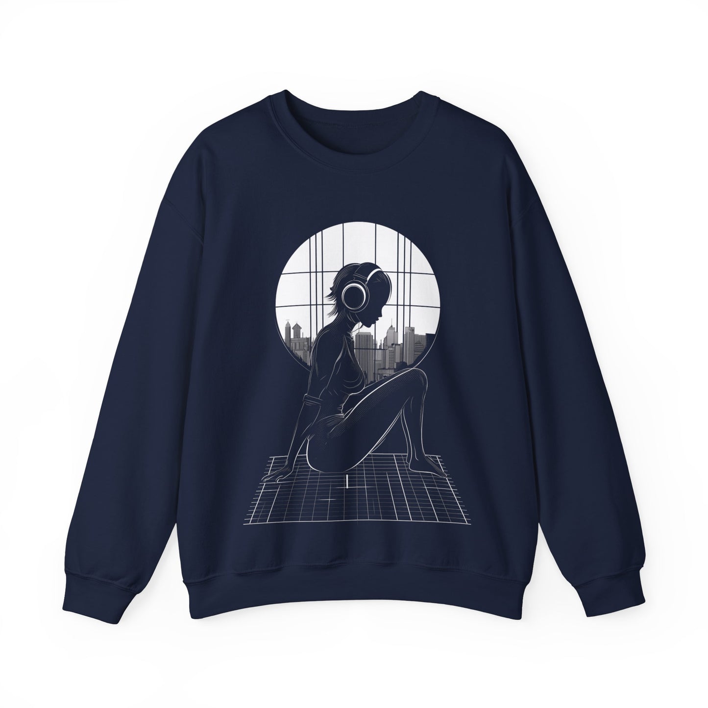 Chilling Home Girl Graphic Sweatshirt