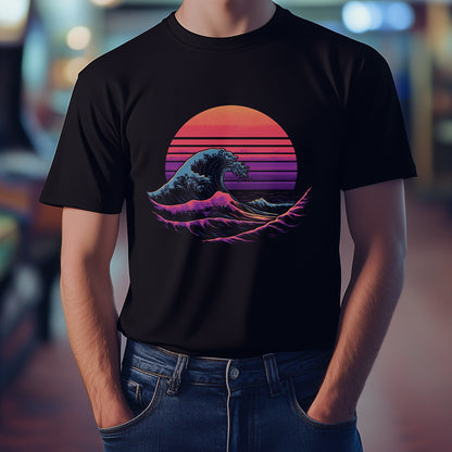 Retrowave Sun Graphic T-Shirt