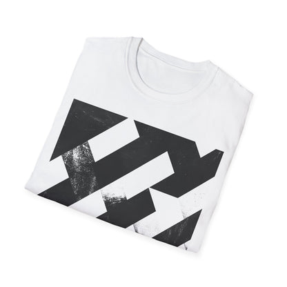 Abstract Grid Graphic T-Shirt