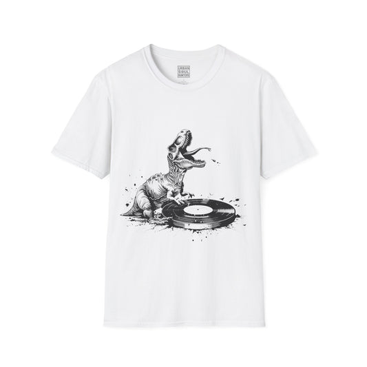 Dinosound Vinyl  Deejay Graphic T-Shirt