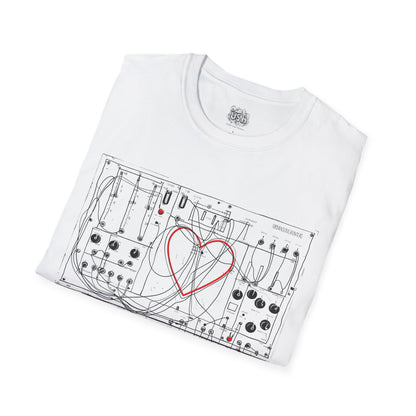 Modular Synth Love Heart T-Shirt