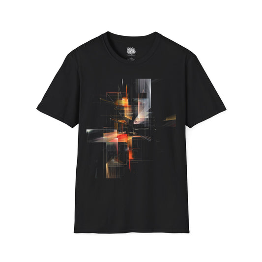 Abstract Futuristic Graphic T-Shirt