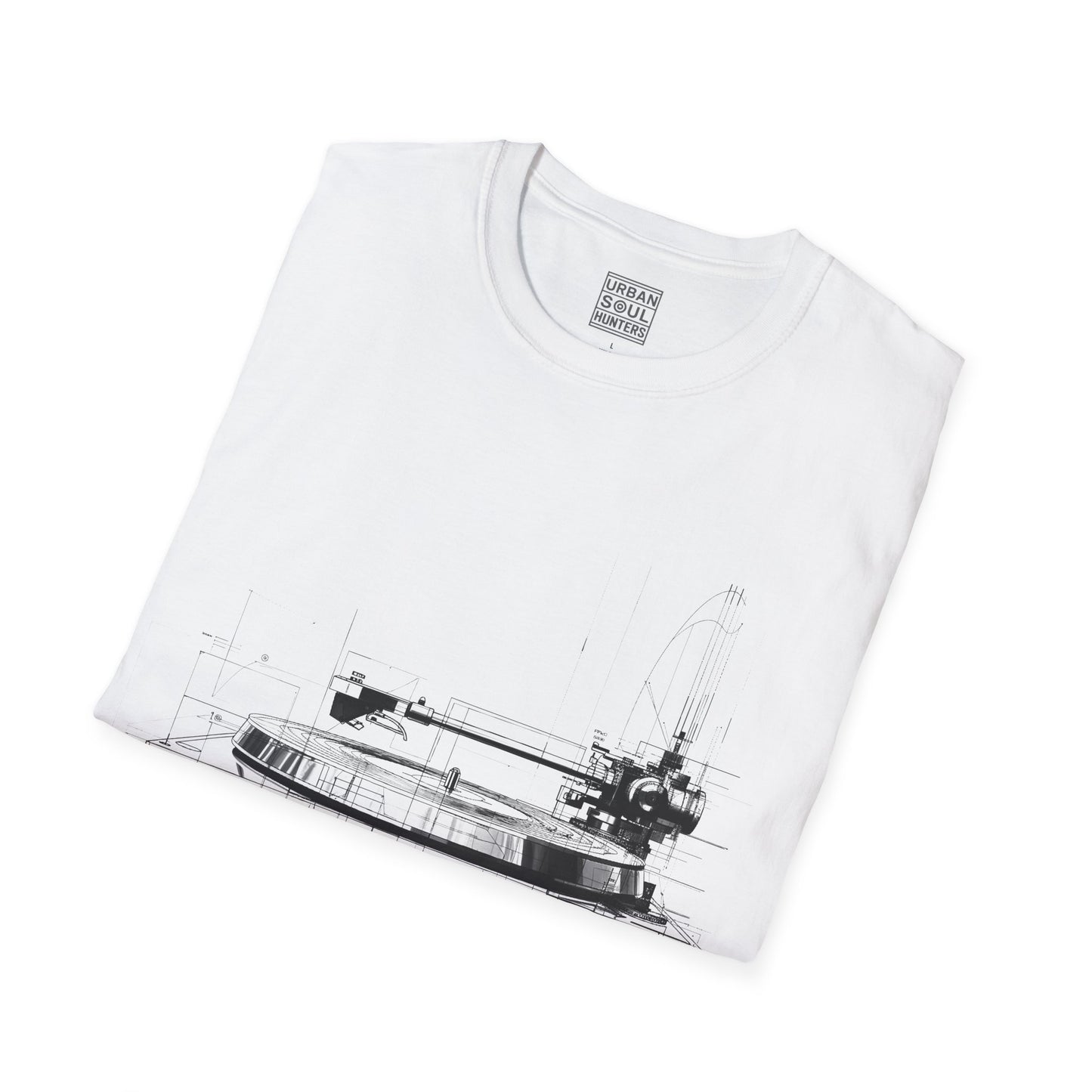 Vinyl Deck Audiophile Deejay Graphic T-Shirt