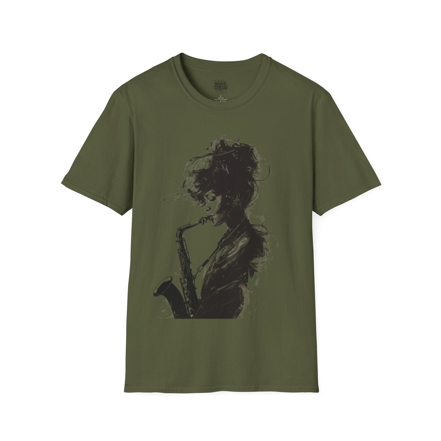 Woman Saxophonist Musician T-shirt