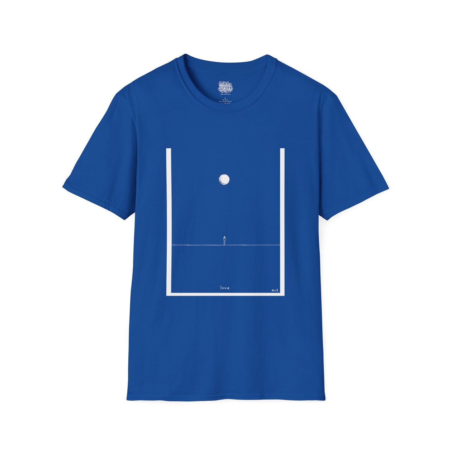 Minimalistic Moon Watching T-Shirt