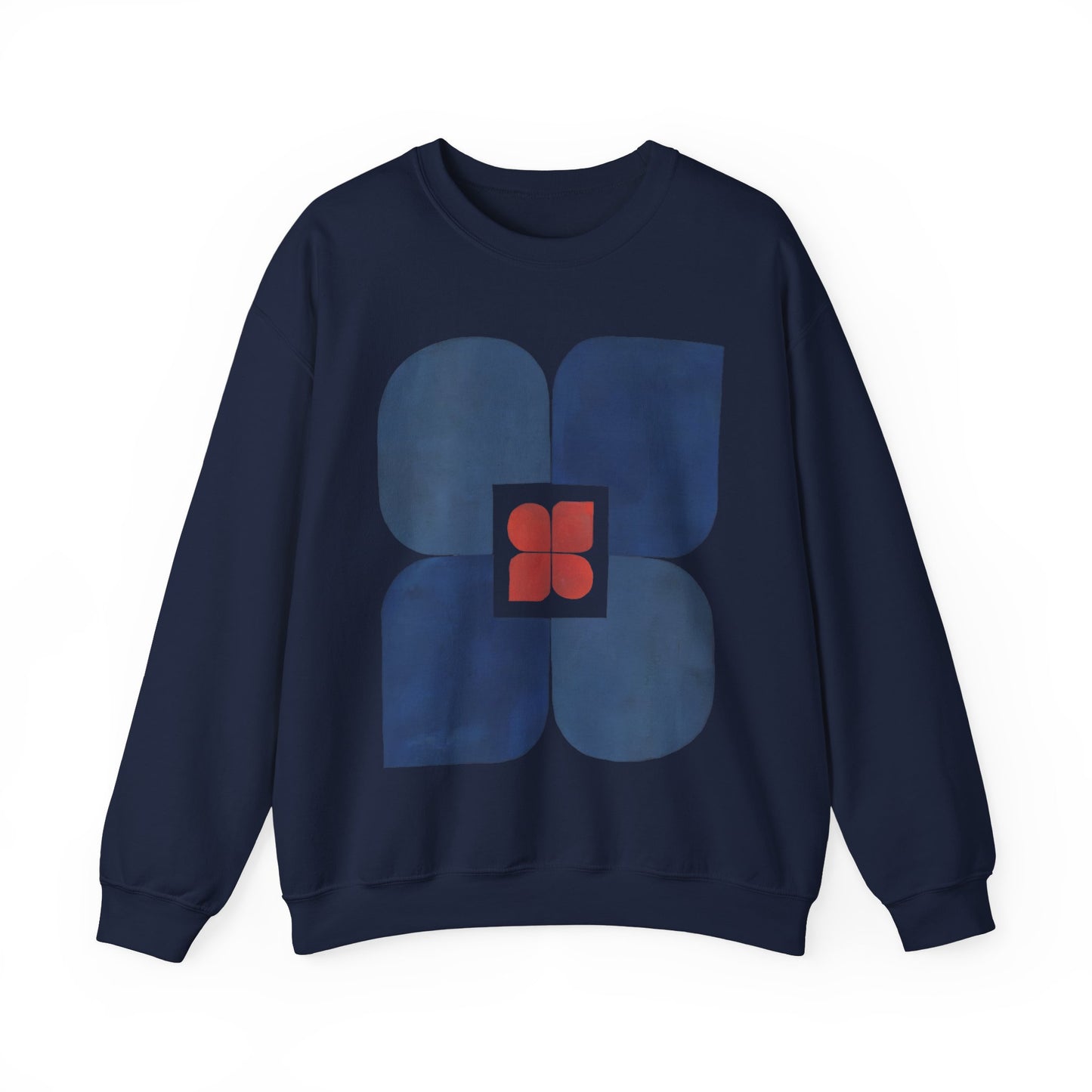 Abstract Flower Style Graphic Sweatshirt