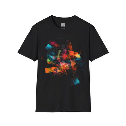 Abstract Stokes Hue Graphic T-Shirt