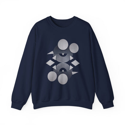 Abstract Records Graphic Sweatshirt