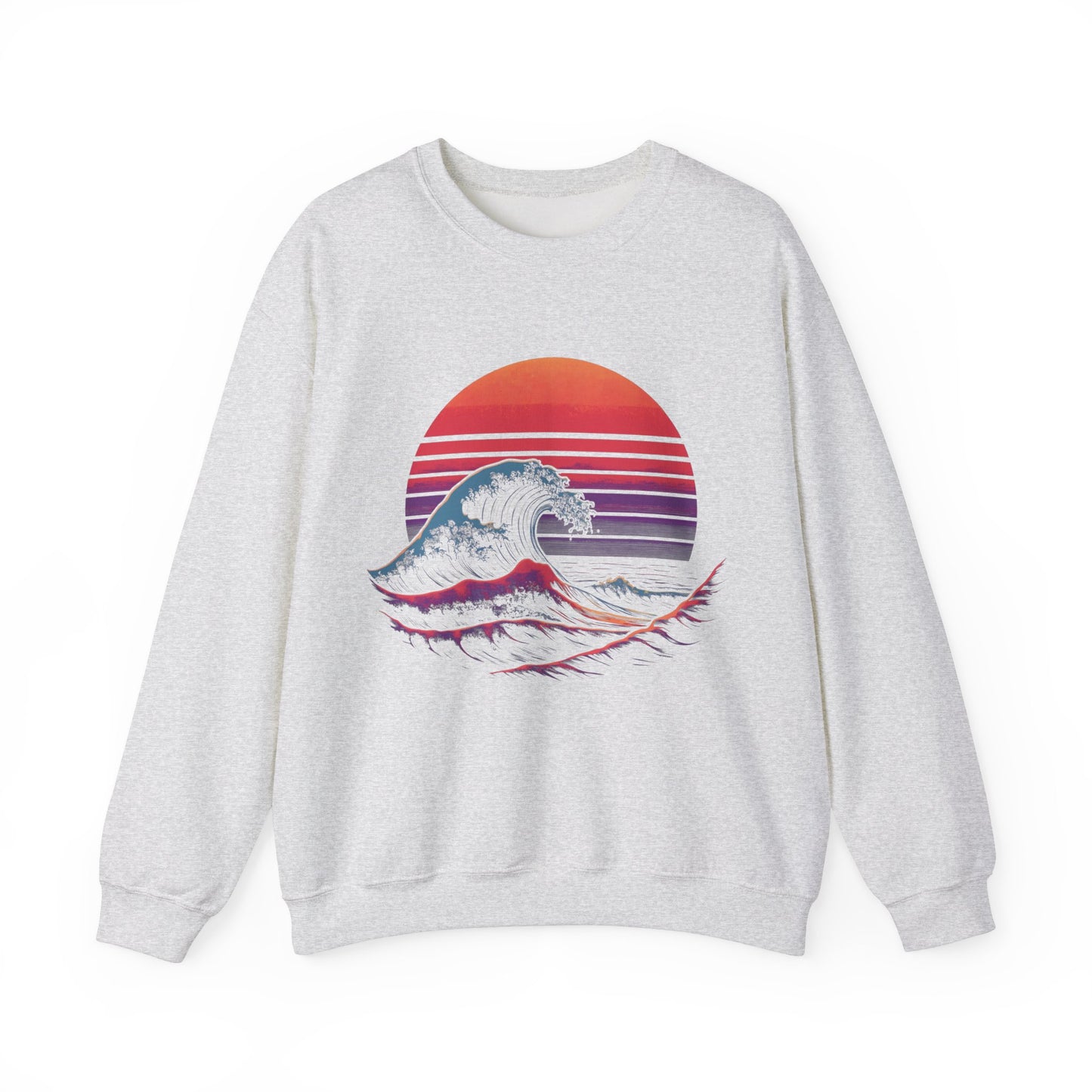 Retrowave Sun Graphic Sweatshirt