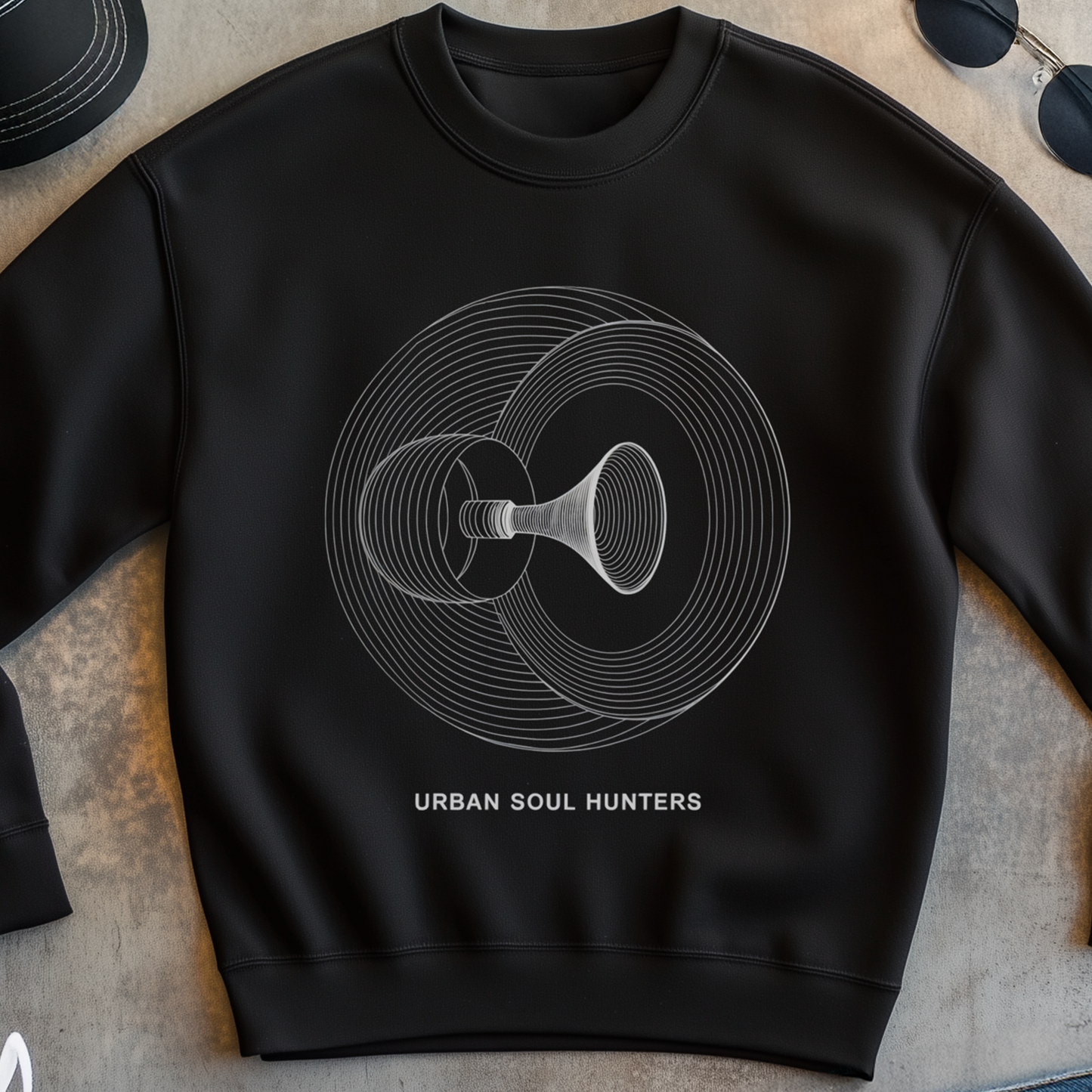 Sound Diffusion Graphic Sweatshirt