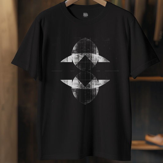 Abstract Space Traveller Graphic T-Shirt