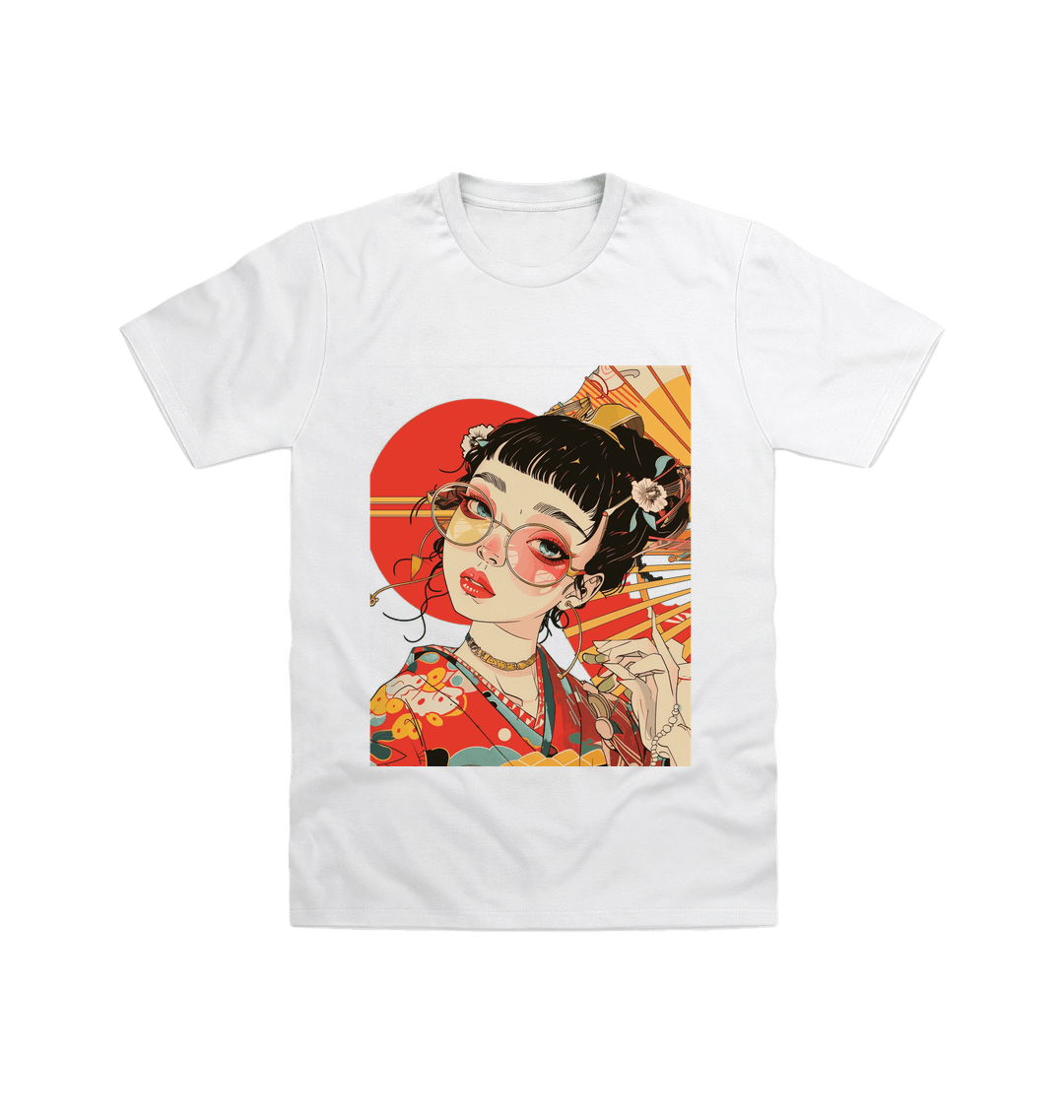 White Printed T-shirt