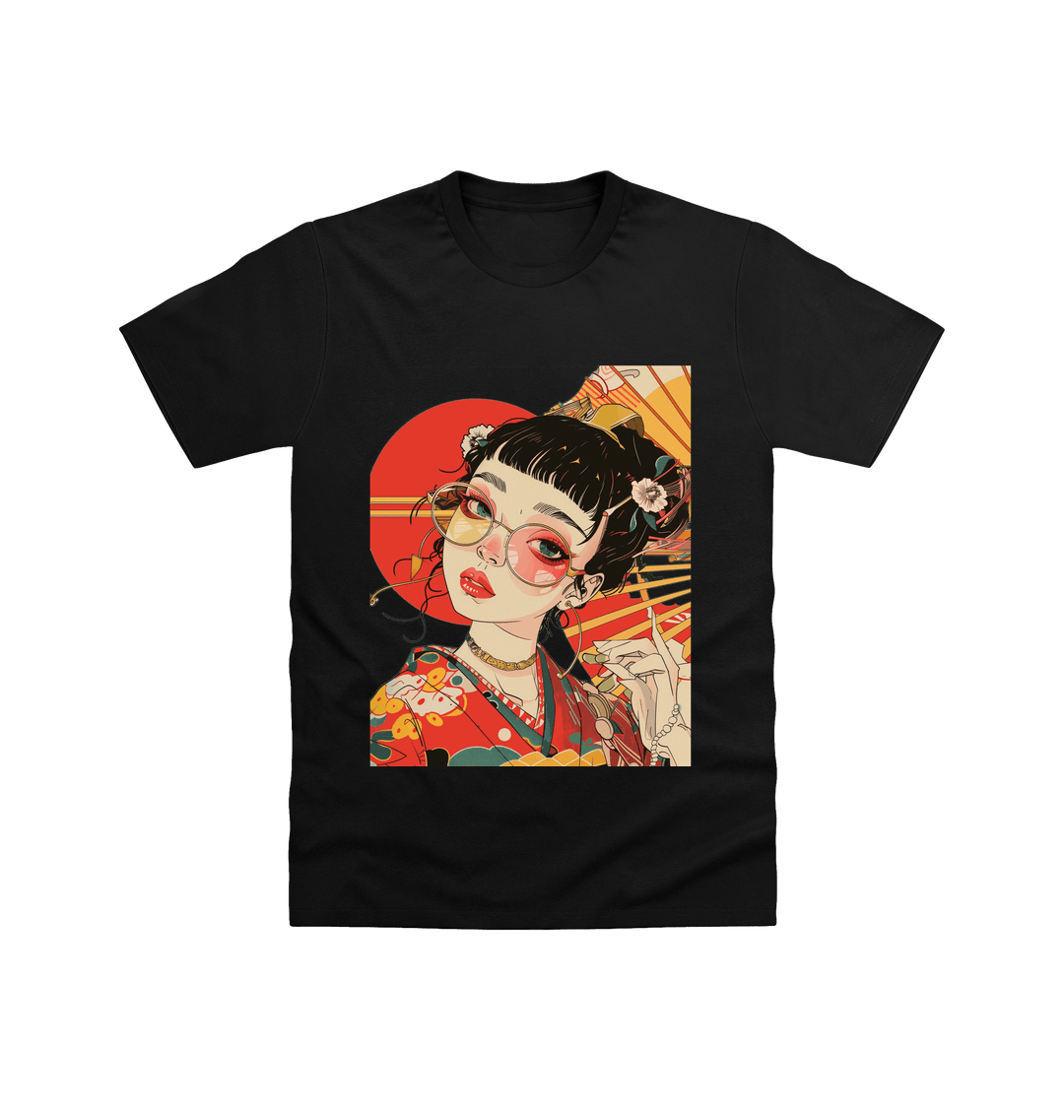 Black Printed T-shirt