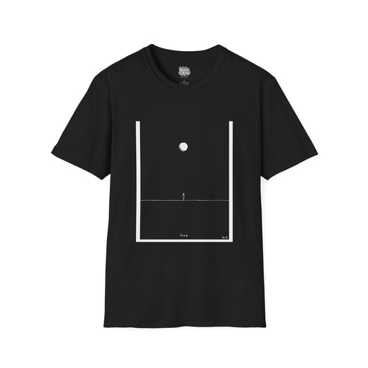 Minimalistic Moon Watching T-Shirt