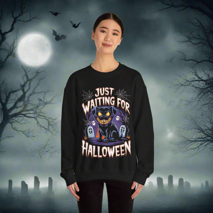 Waiting 4 Halloween Graphic Sweatshirt