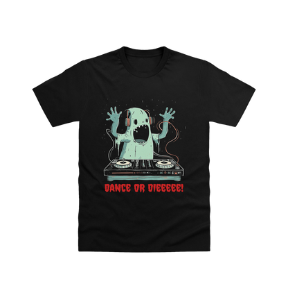 Black Printed T-shirt