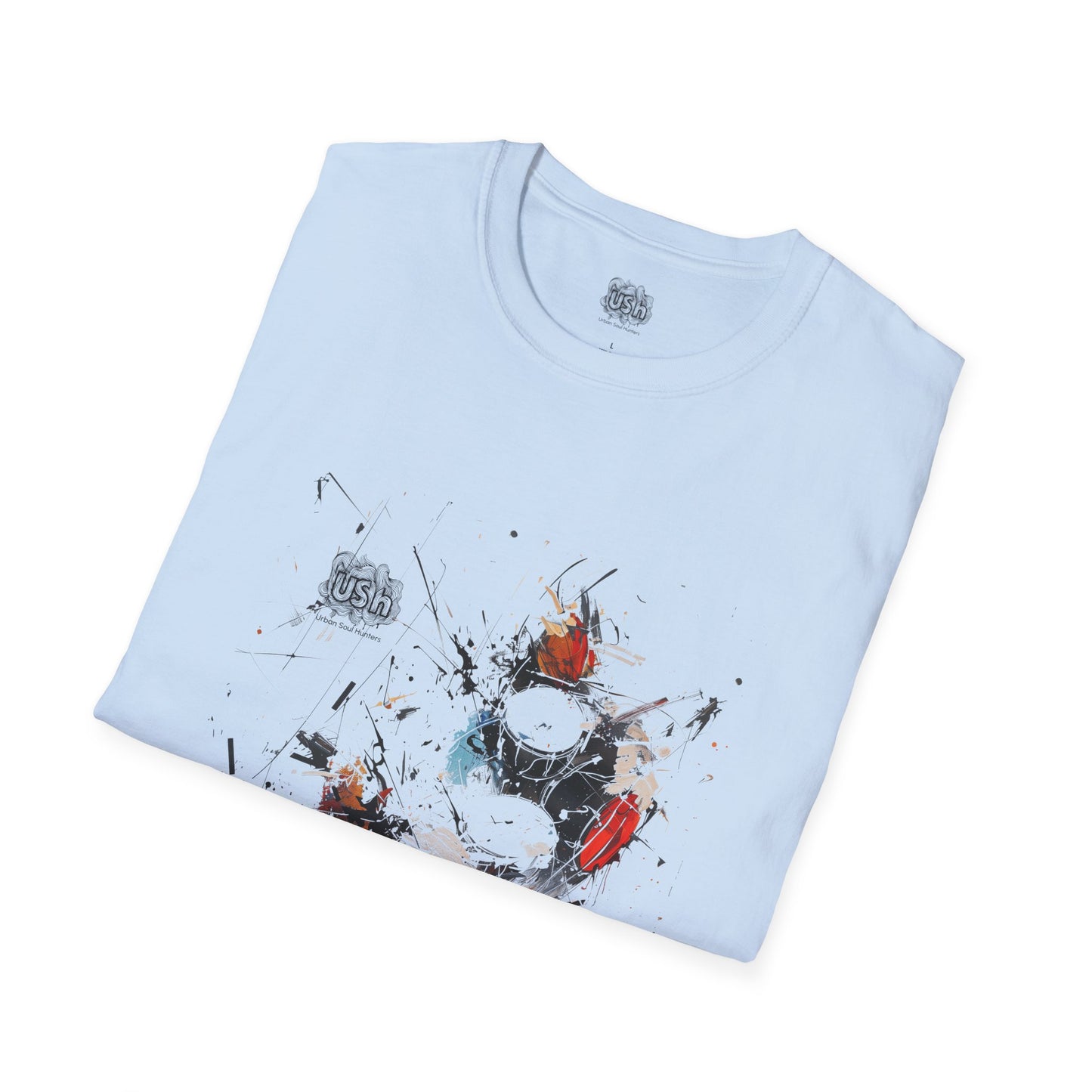 African Percussion Abstract Graphic T-Shirt