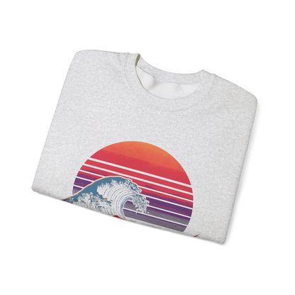 Retrowave Sun Graphic Sweatshirt