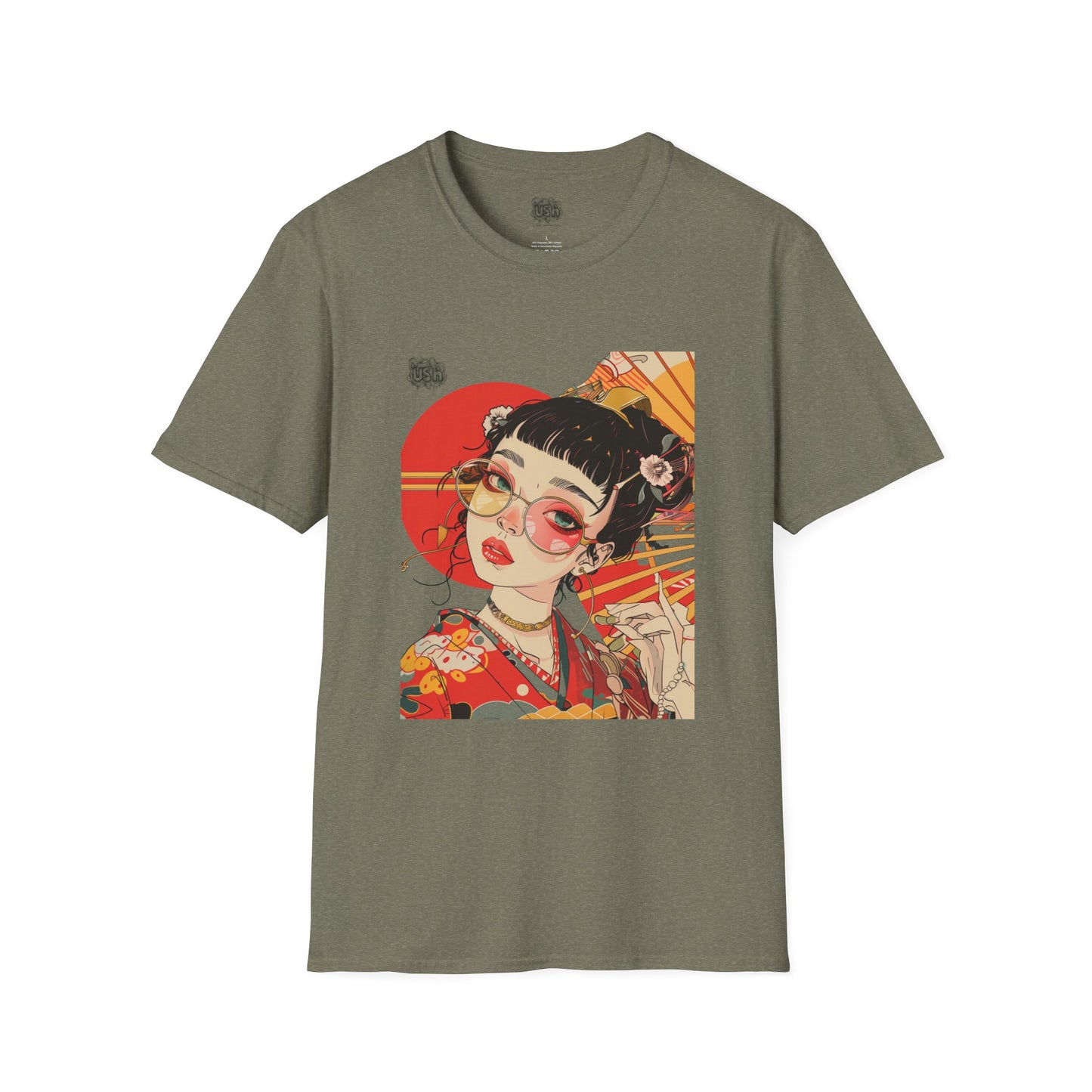 Japanese Art Hippie Girl T-Shirt