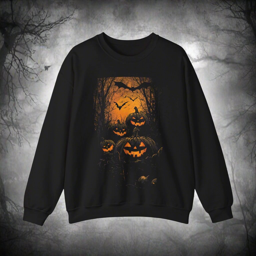 Night of Pumpkin Halloween Graphic Sweatshirt