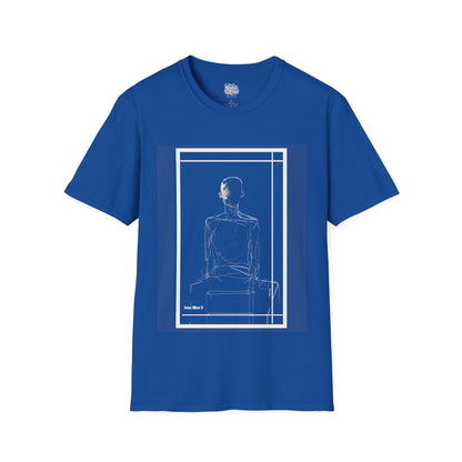 Minimalistic Chilling Man Abstract T-Shirt