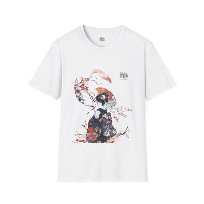 Japanese Art Umbrella Geisha T-Shirt