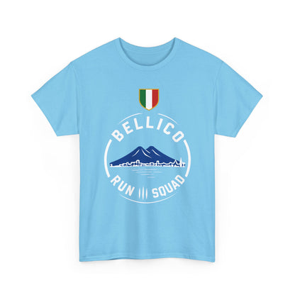 Italy Mountain Skyline T-Shirt — Retro Mount Vesuvius Italian Flag Tee