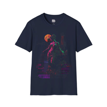 Retrowave Greek Graphic T-Shirt