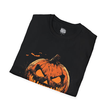 Pumpkin Terror Graphic Halloween T-Shirt