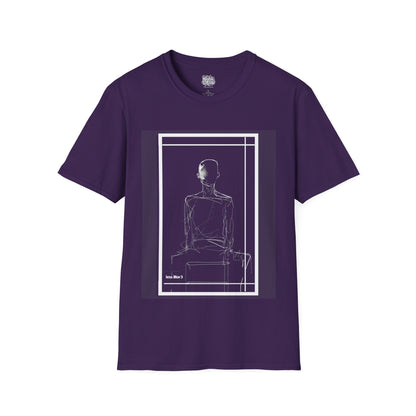 Minimalistic Chilling Man Abstract T-Shirt