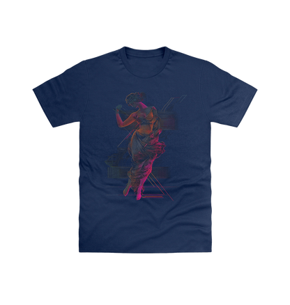 Navy Printed T-shirt