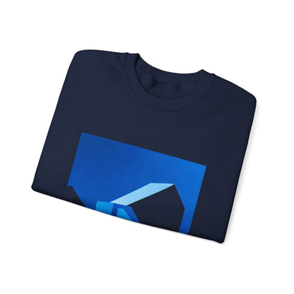 Shapes of Blue Graphic Sweatshirt