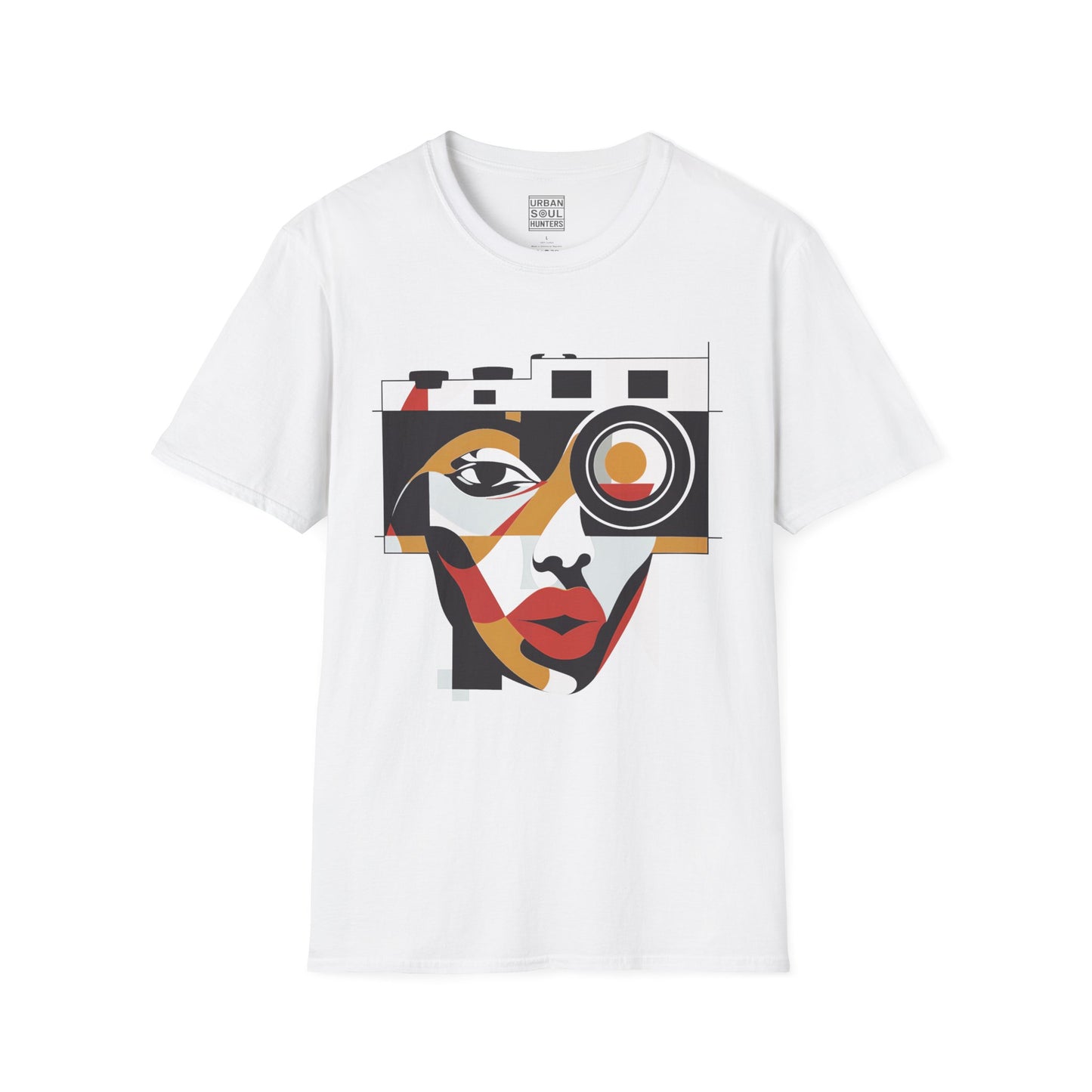 Artistic Woman Portrait Camera T-Shirt