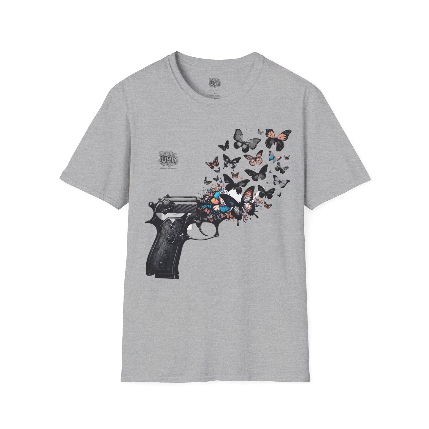 Butterflies Gun No War T-Shirt