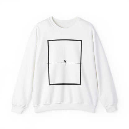 Minimalistic Framed Nature Graphic Sweatshirt