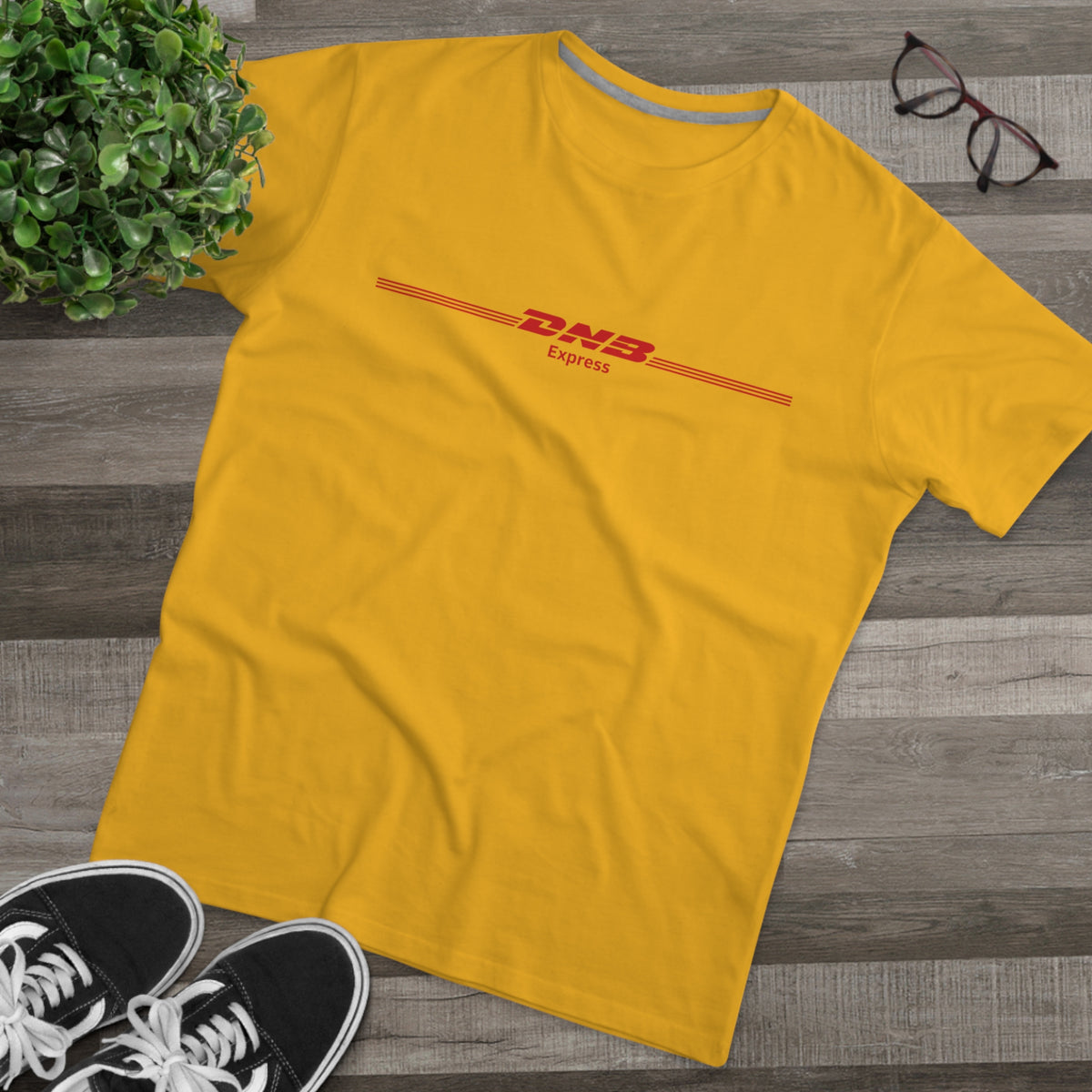 DNB Express Logo Tee — Vintage Racing Graphic Men's T‑Shirt