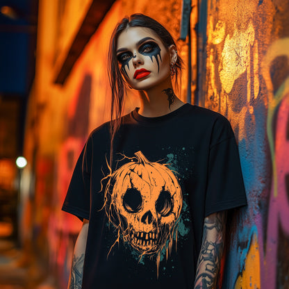 PumpK Horror Graphic Halloween T-Shirt