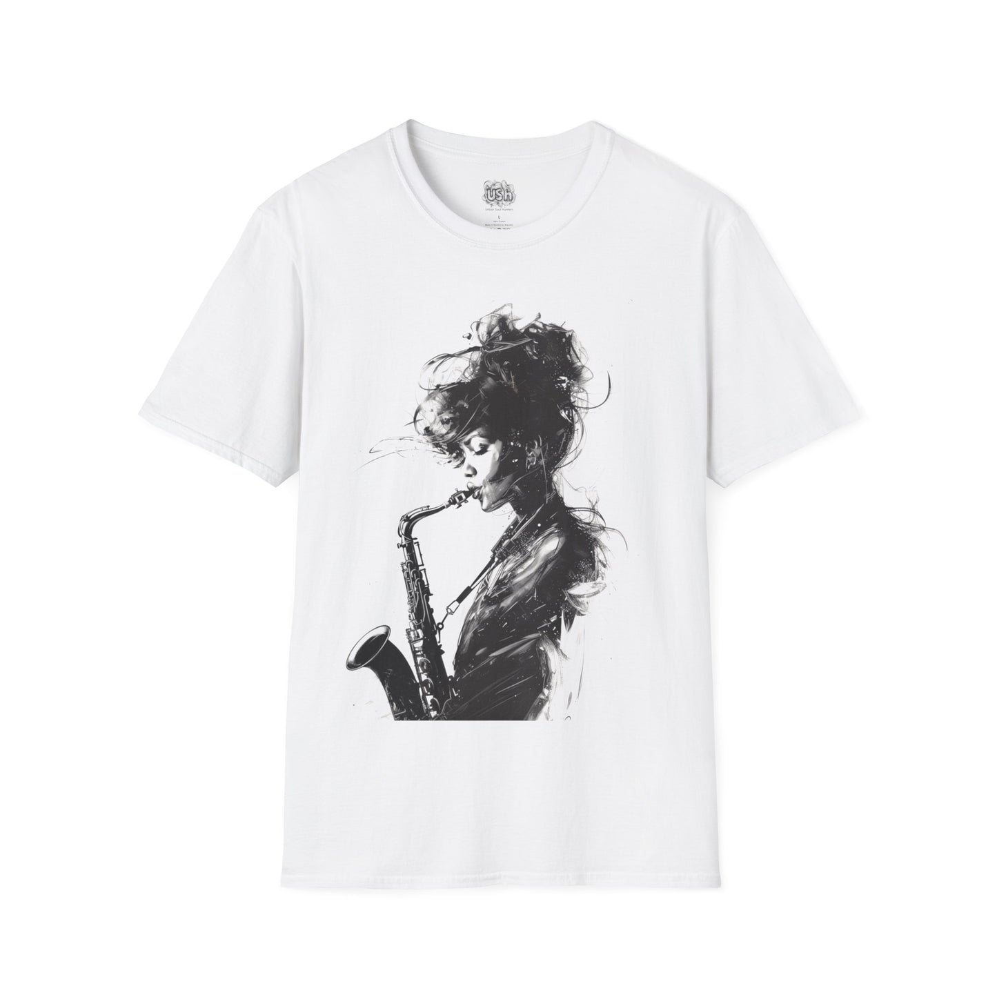 Woman Saxophonist Musician T-shirt