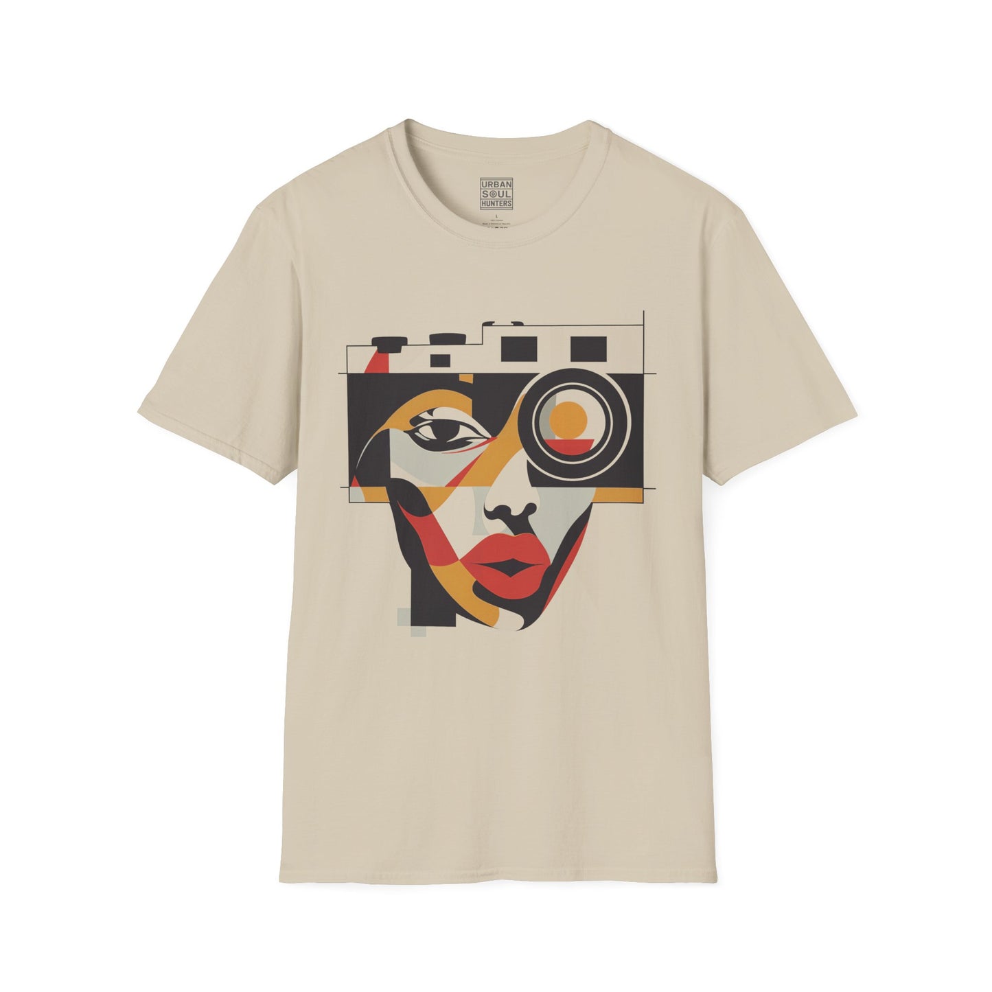 Artistic Woman Portrait Camera T-Shirt