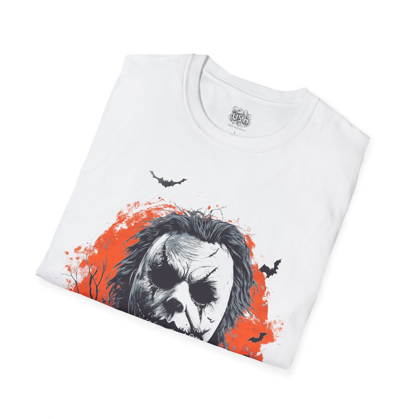 Scary Figure Graphic Halloween T-Shirt